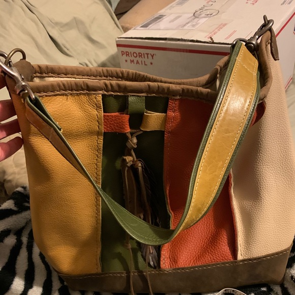 stacy Leigh Handbags - Handmade/stitch leather hobo by stacy leigh